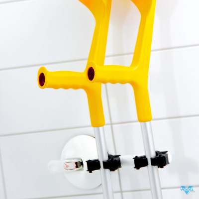 Держатель для костылей на вакуумных присосках-1