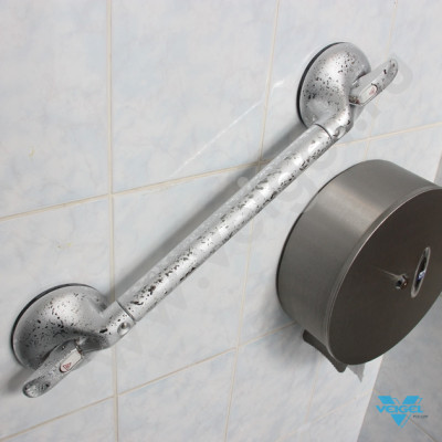 Поручень с фиксированной длиной хром (ширина 570 мм, захват 350 мм)-3