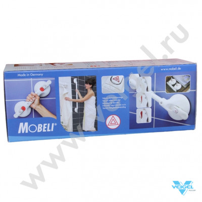 Поручень с фиксированной длиной хром (ширина 570 мм, захват 350 мм)-7