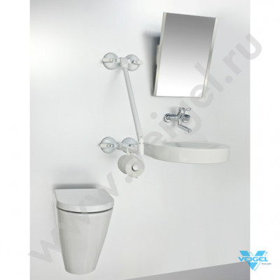 Держатель туалетной бумаги на поручень Mobeli под два рулона-2