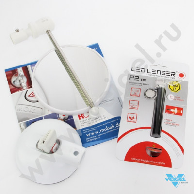 Зеркало телескопическое до 80 см с подсветкой-8