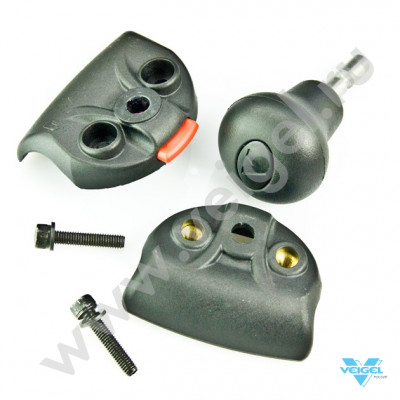 Ручка на руль (лентяйка) Veigel черная-8