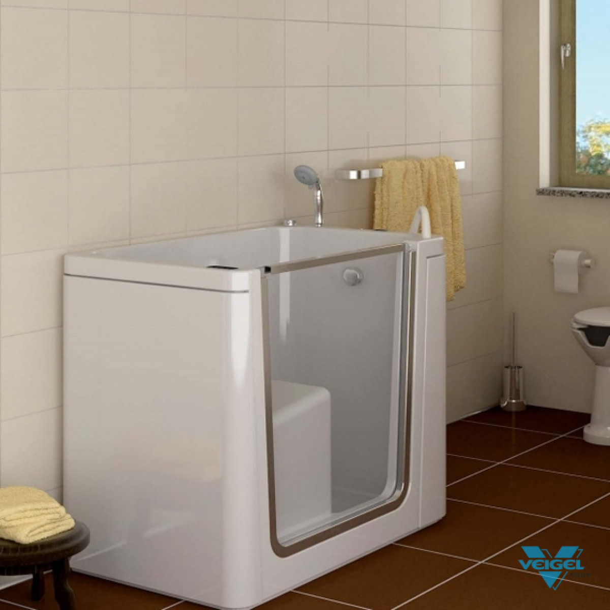 Ванна для инвалидов и пожилых с дверью WB-408-Х