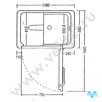 Ванна с дверцей Samoa-5